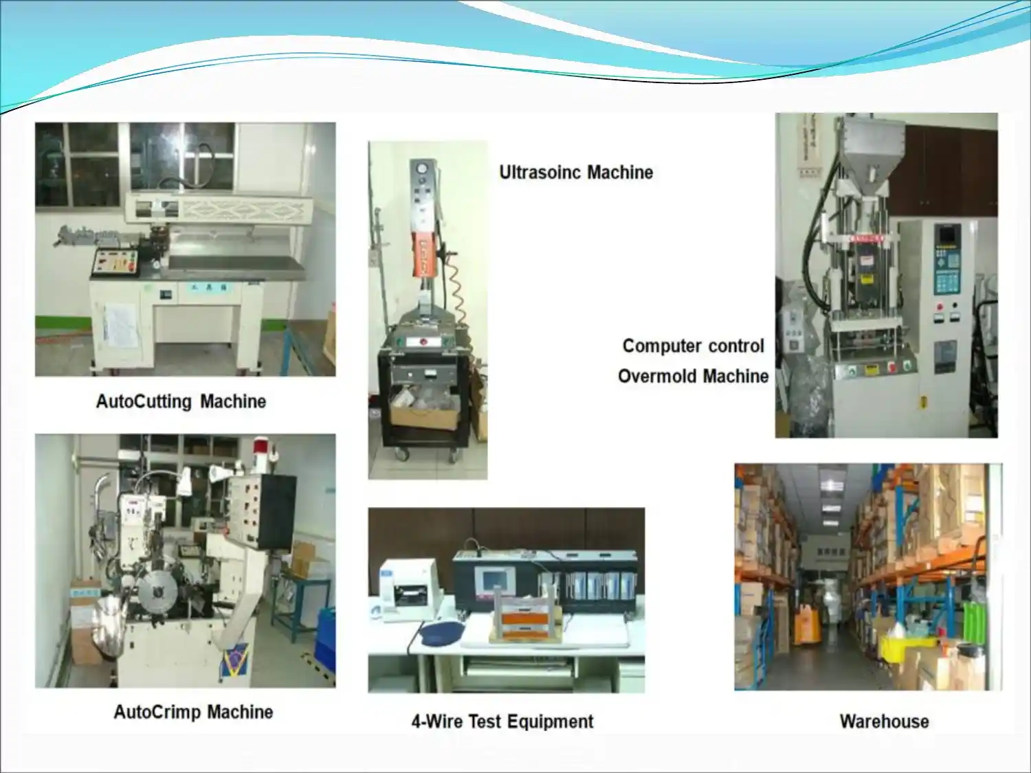 Taiwan factory equipment