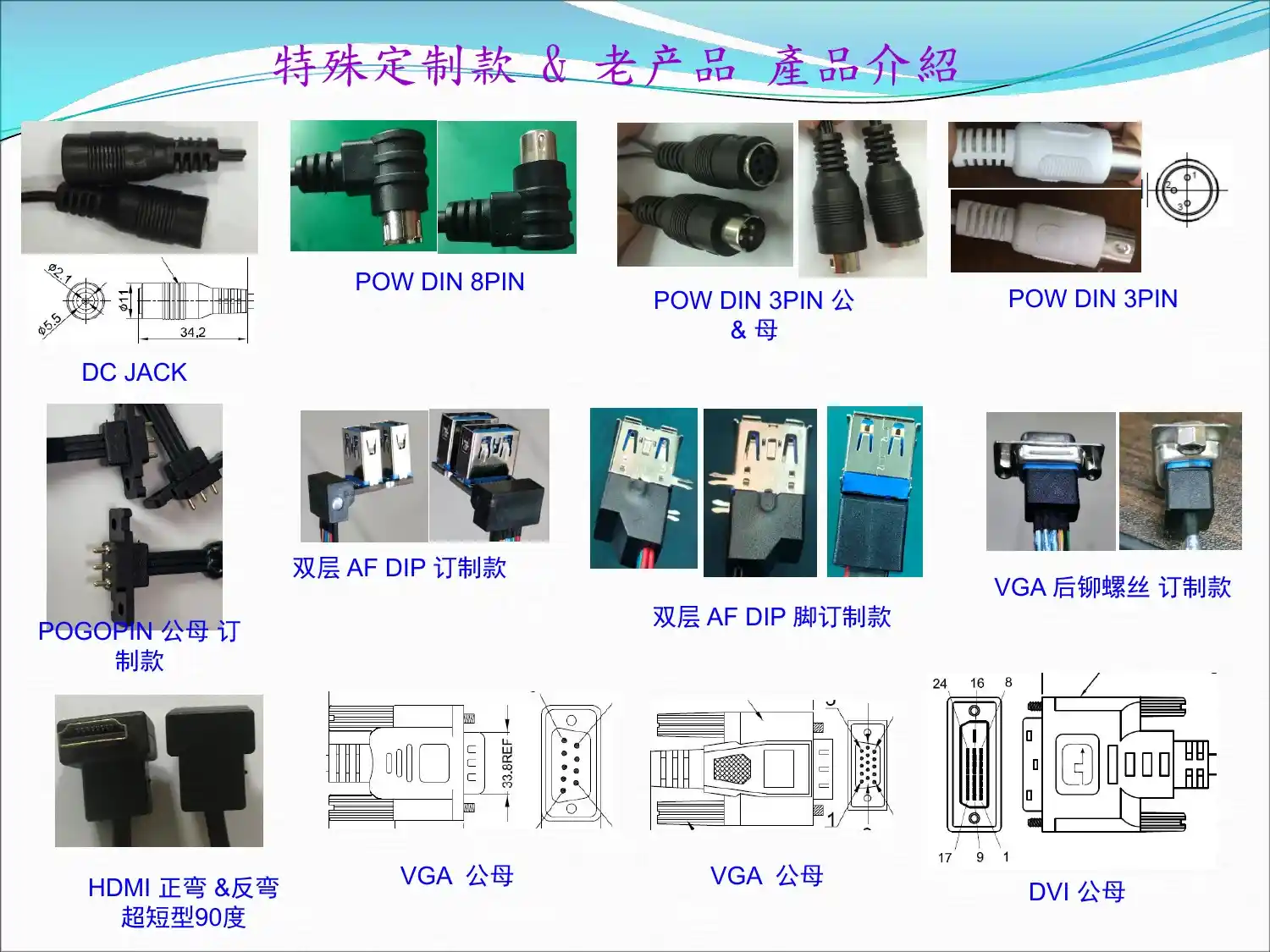 Custom Legacy Connectors D-Sub SCSI