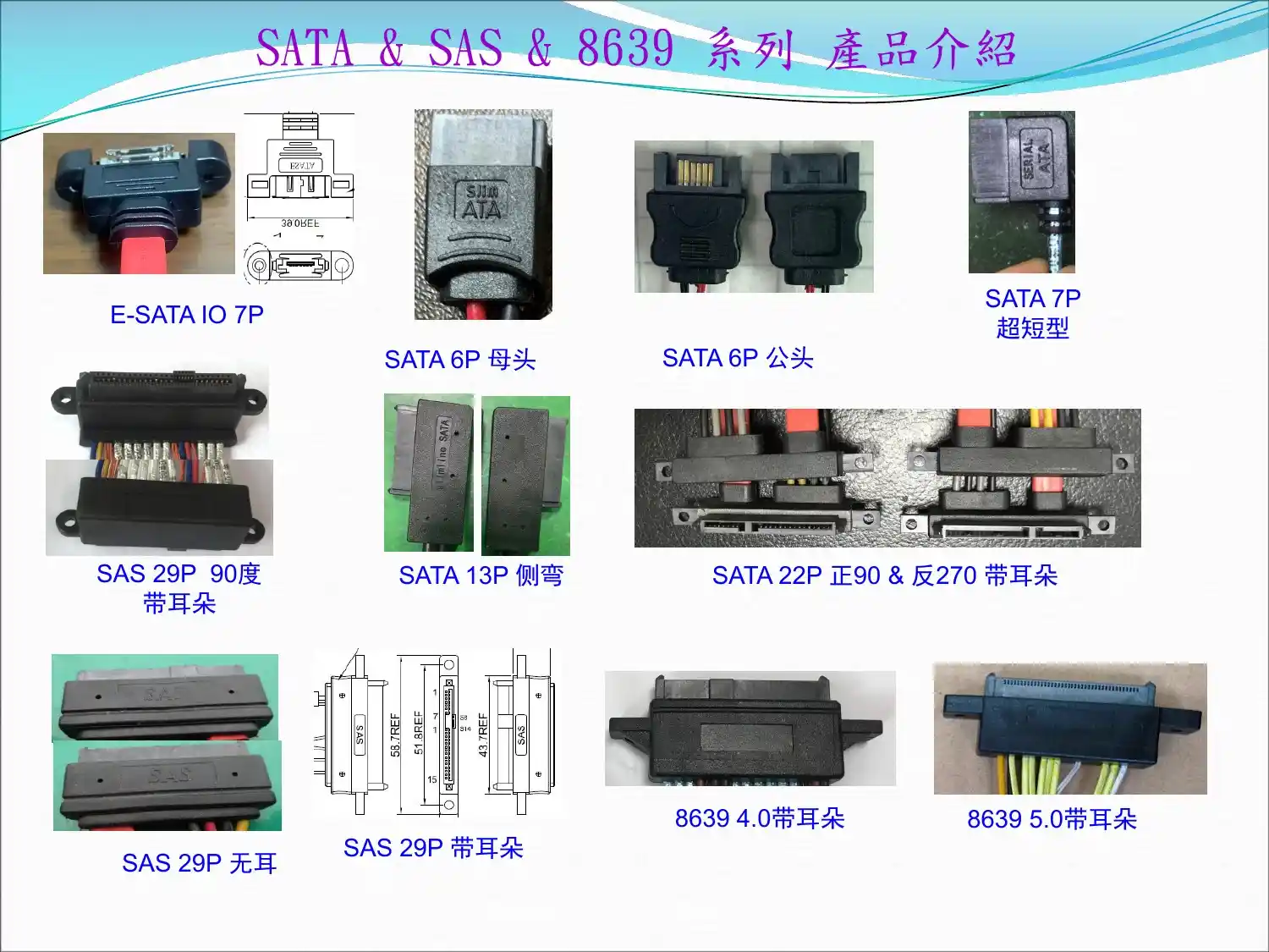 SAS SATA SFF-8639 U.2 U.3 Cable