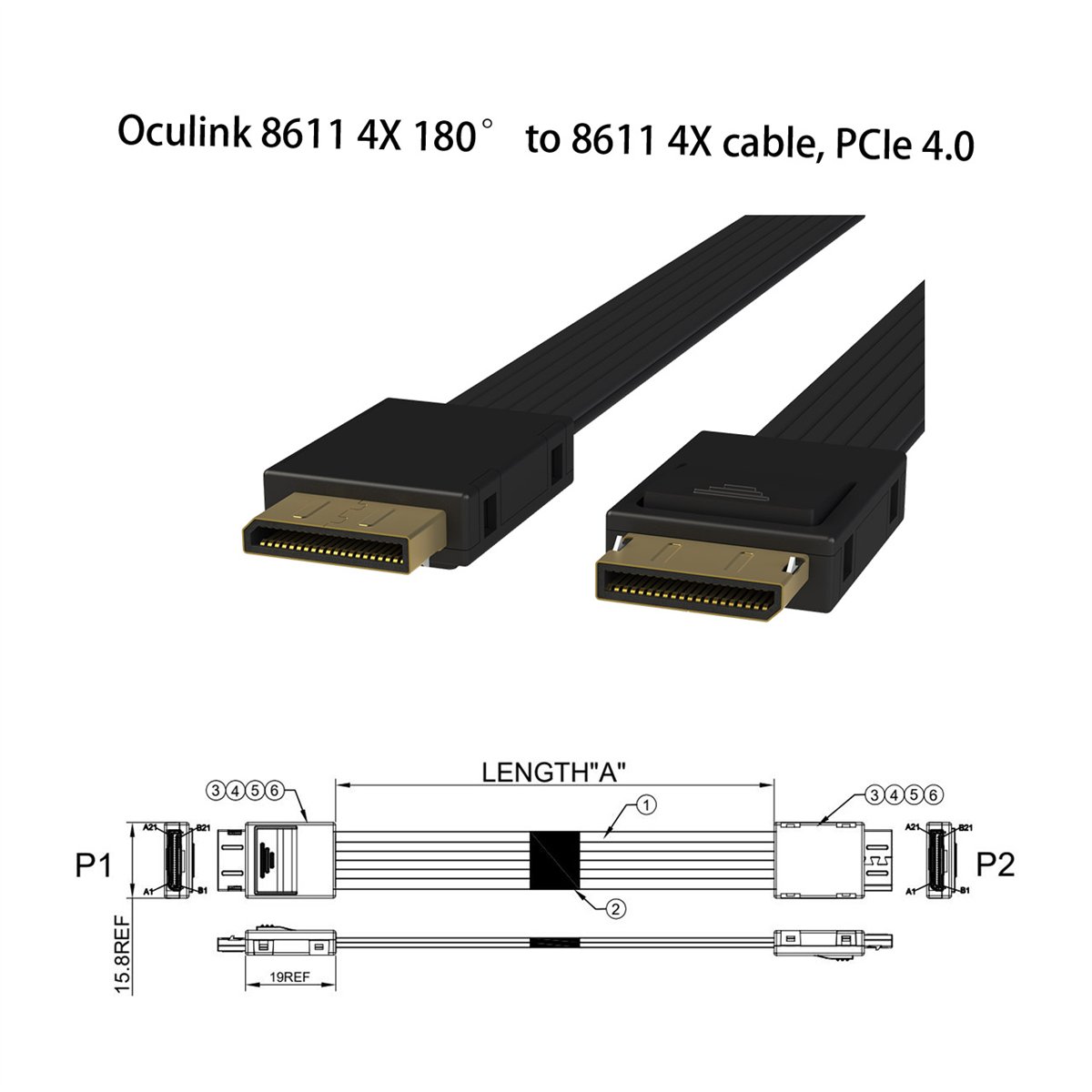 OCuLink 8611 cable