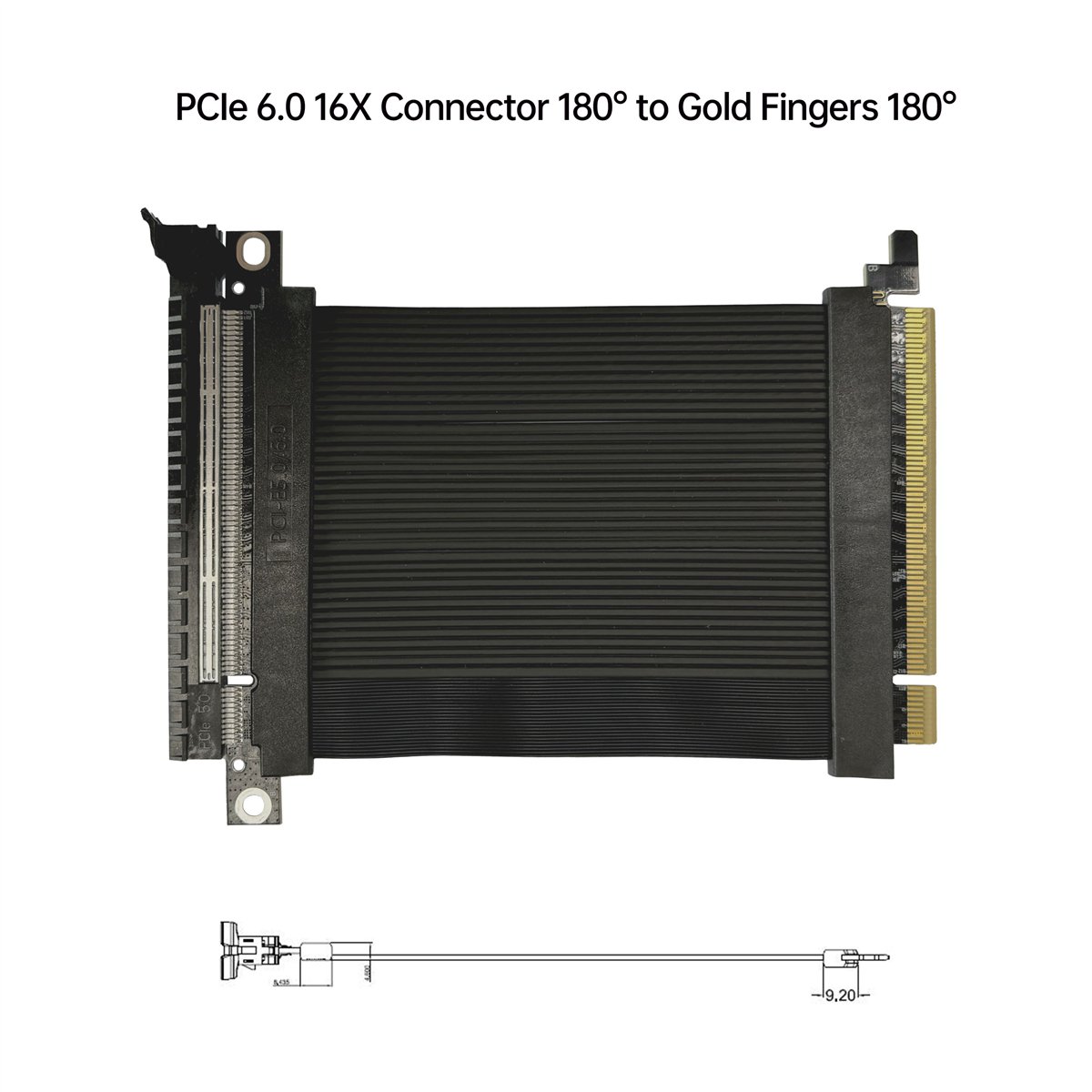 PCIe 6.0 riser cable